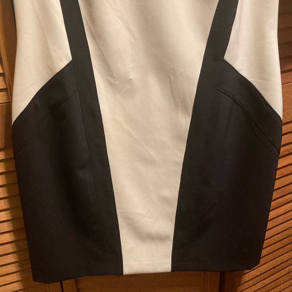 Marisa Kenson Collection Tiffany Ivory & Black Short Sleeve Dress - Picture 9 of 16